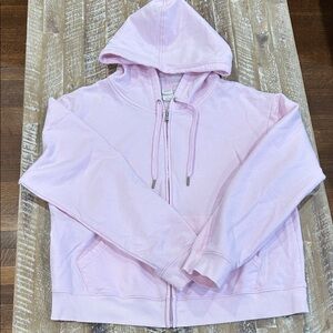 Auden Soft Pink Zip-Up Hoodie